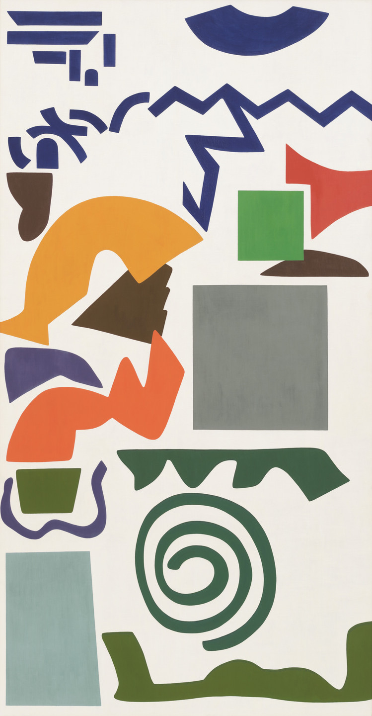 Shirley Jaffe. Hop and Skip. 1987