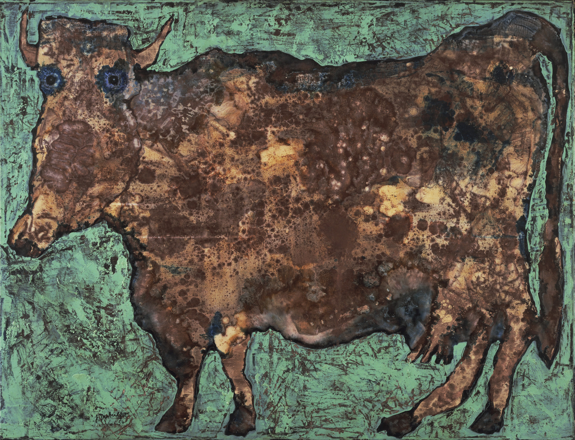 Jean Dubuffet. The Cow with the Subtile Nose. September 1954 | MoMA