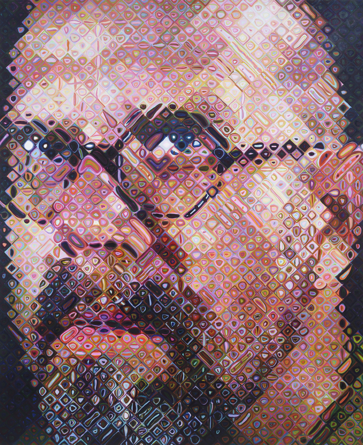 Chuck Close. Self-Portrait. 1997