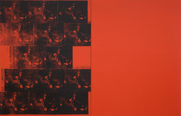 Andy Warhol. Orange Car Crash Fourteen Times. 1963