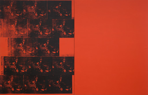 60号油彩【Explosion of the frustration溜飲嘔吐】 Andy Warhol. Orange Car Crash Fourteen Times. 1963 | MoMA