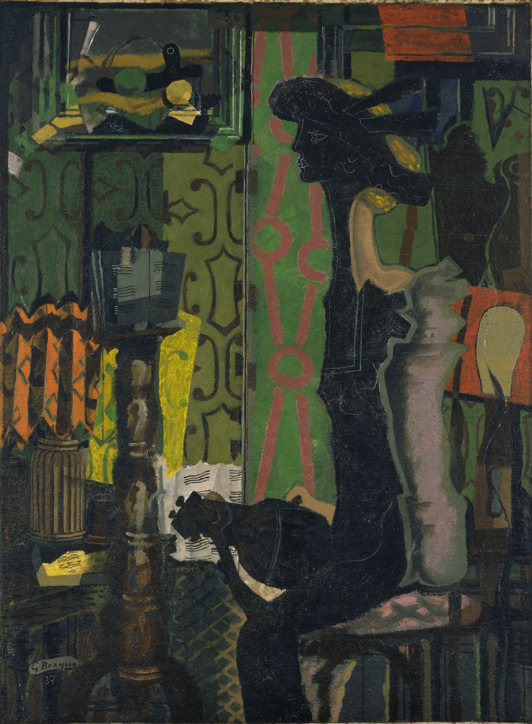 Georges Braque. Woman with a Mandolin. 1937