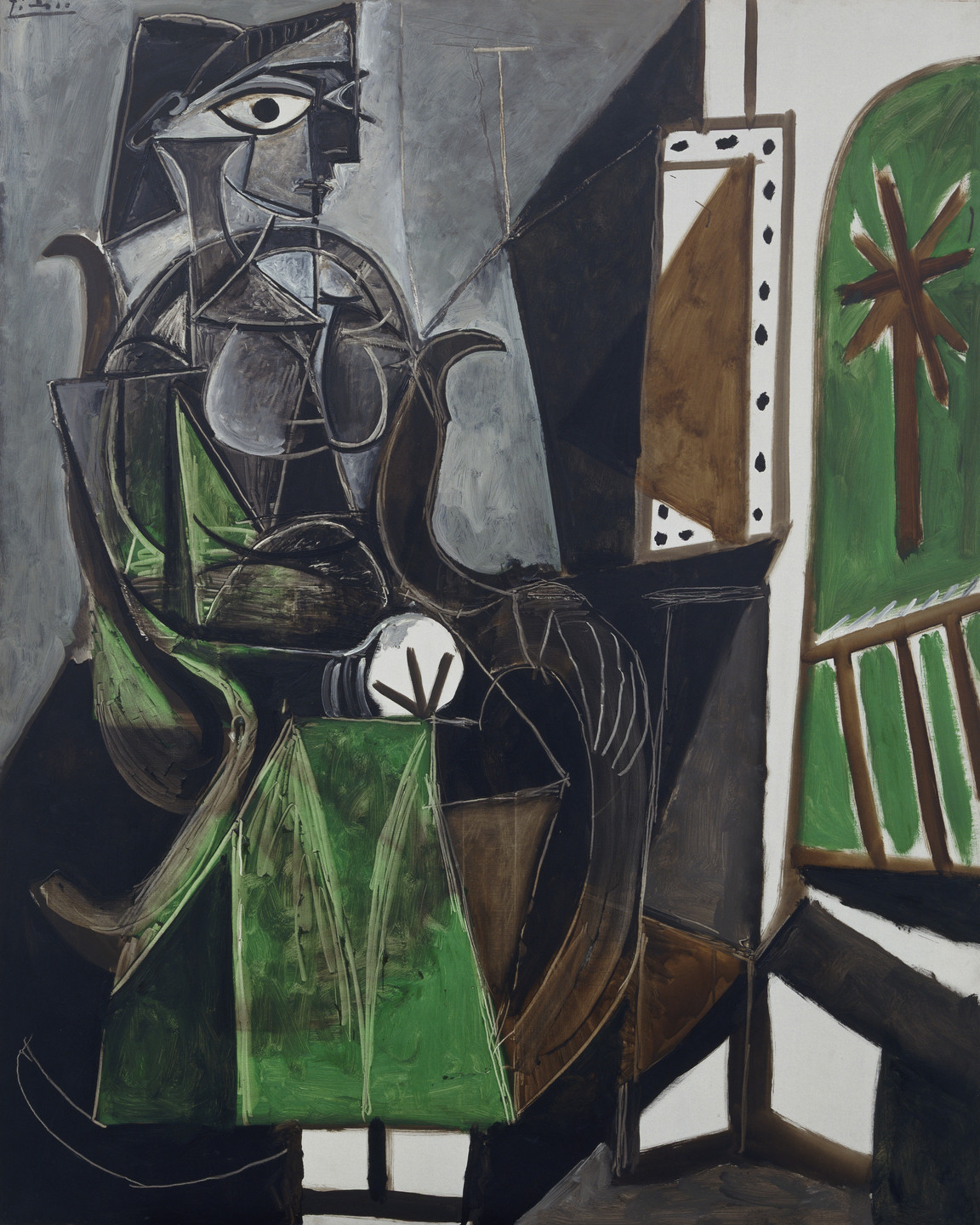 Pablo Picasso. Woman by a Window. Cannes, June 1956