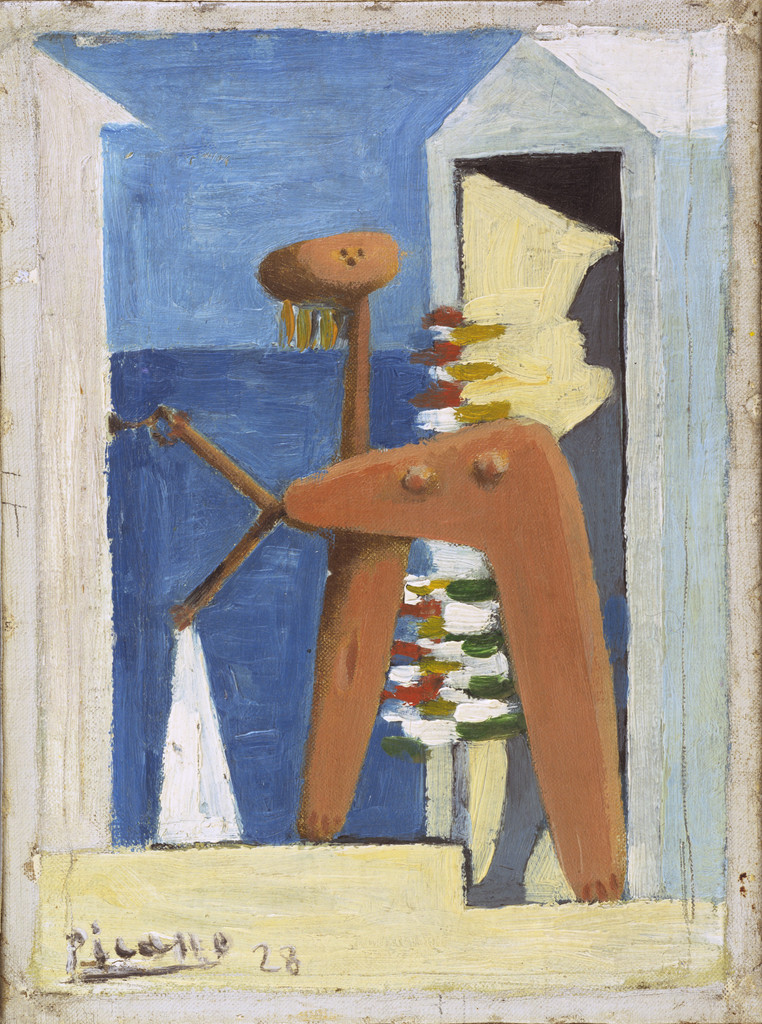 Bather and Cabin