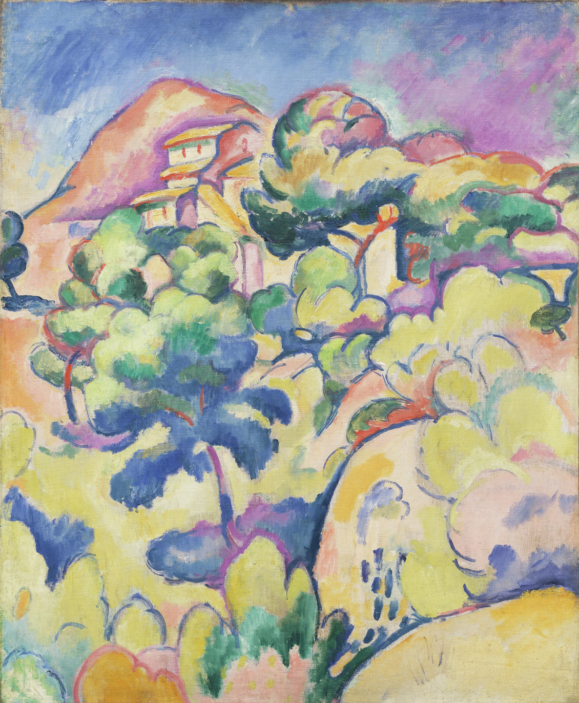 Georges Braque. Landscape at La Ciotat. La Ciotat, summer 1907