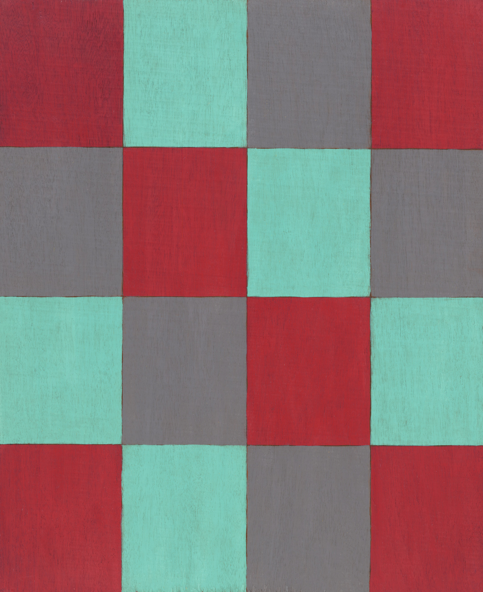 SHERRIE LEVINE、UNTITLED(SMALL CHECKS:2) Untitled (Double Lead Checks: 2) - Sherrie Levine | The Broad
