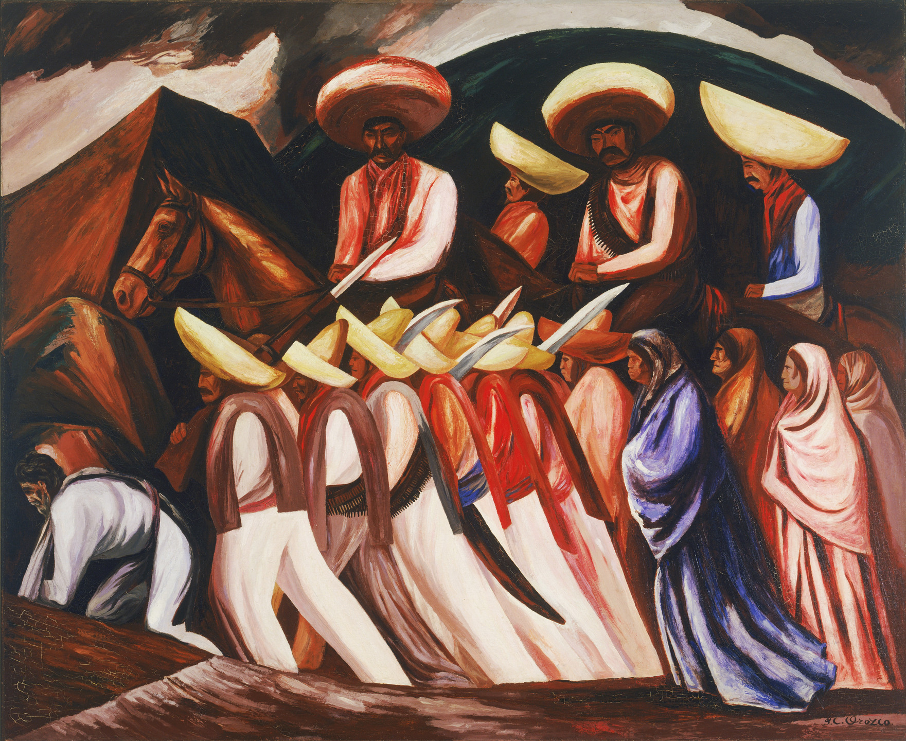 José Clemente Orozco. Zapatistas. 1931