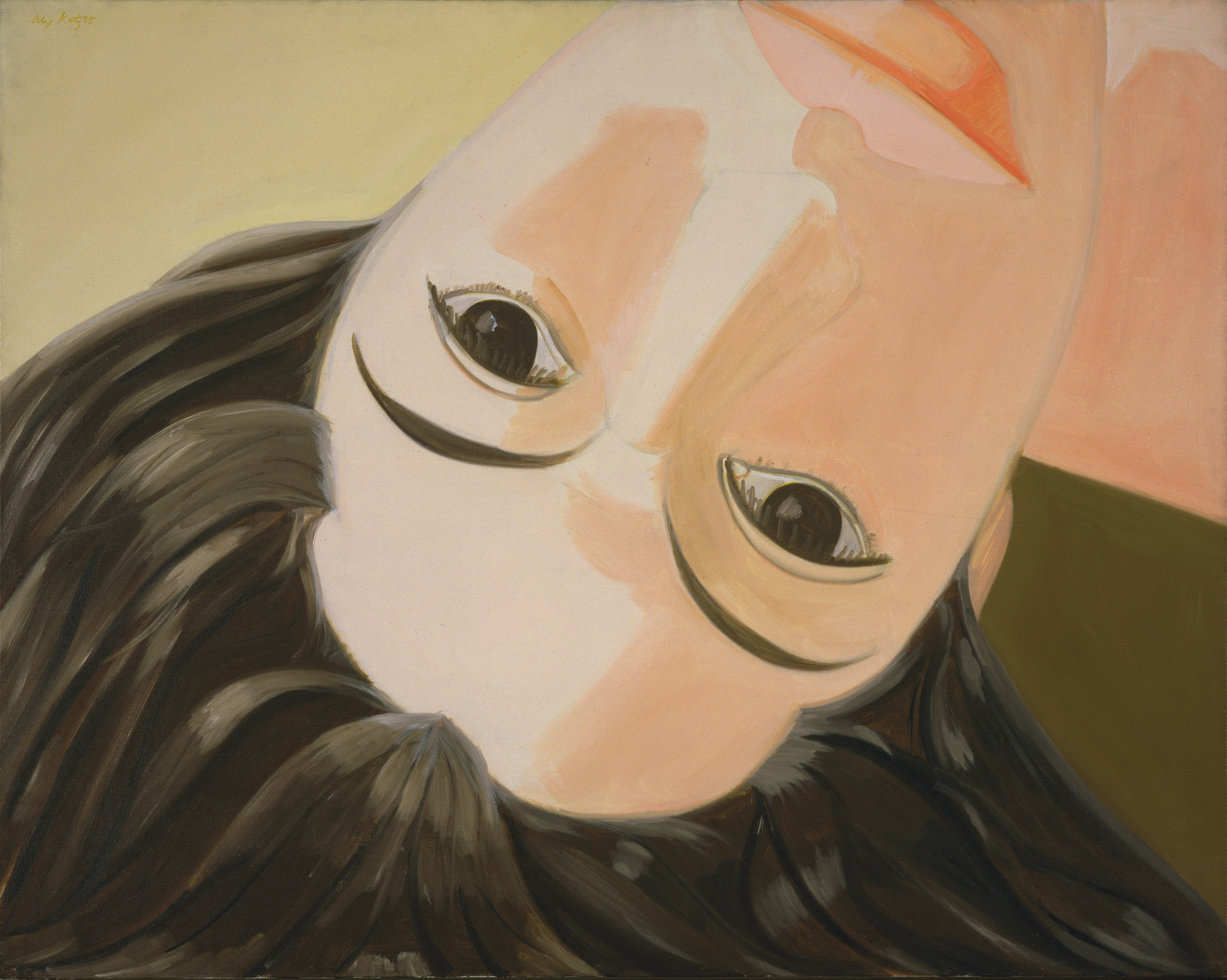 Alex Katz. Upside Down Ada. 1965
