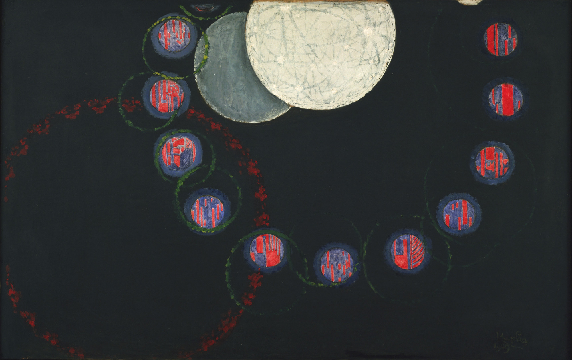 František Kupka. The First Step. 1910-13? (dated on painting 1909)