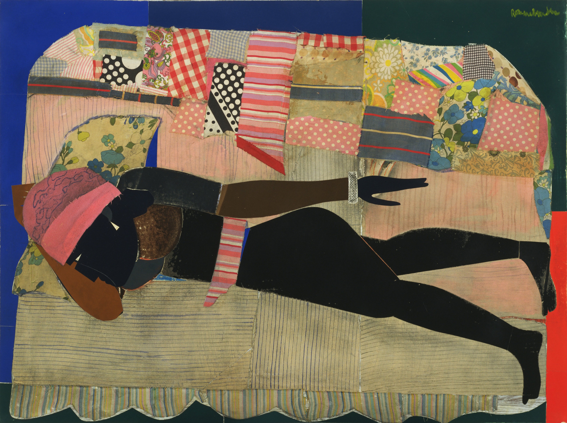 Romare Bearden Patchwork Quilt 1970 Moma