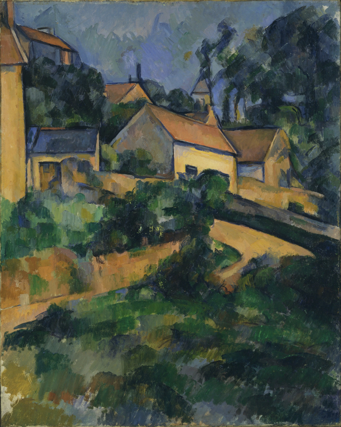 Paul Cézanne. Turning Road at Montgeroult. 1898