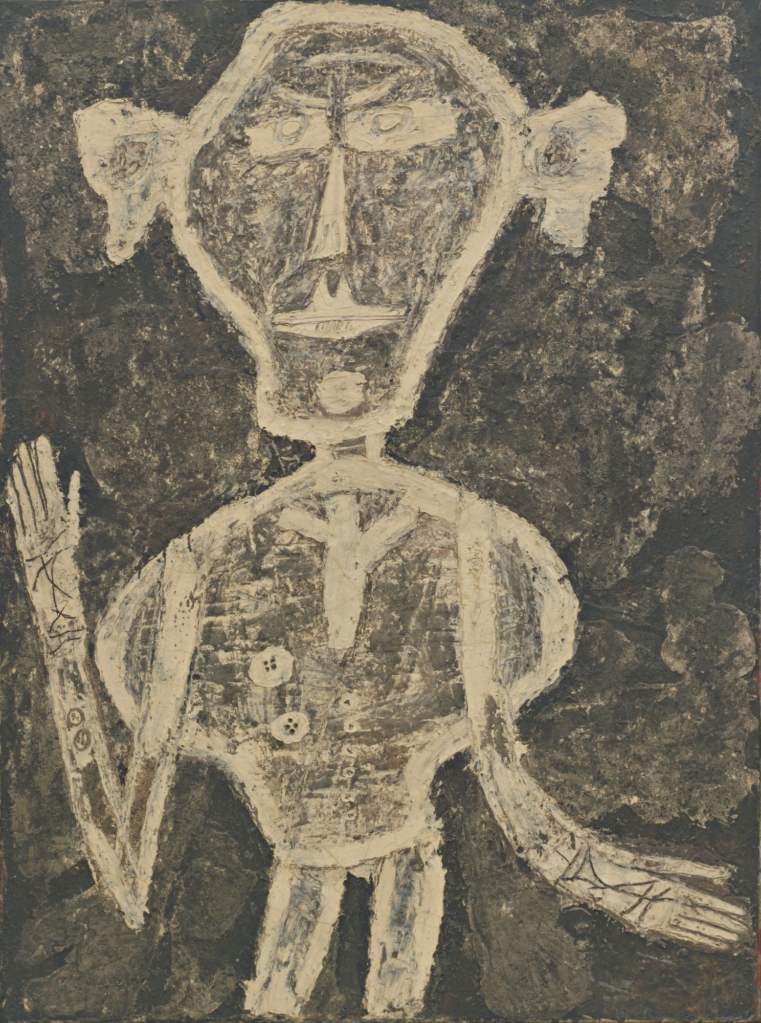 Jean Dubuffet. Portrait of Henri Michaux. January 1947 | MoMA