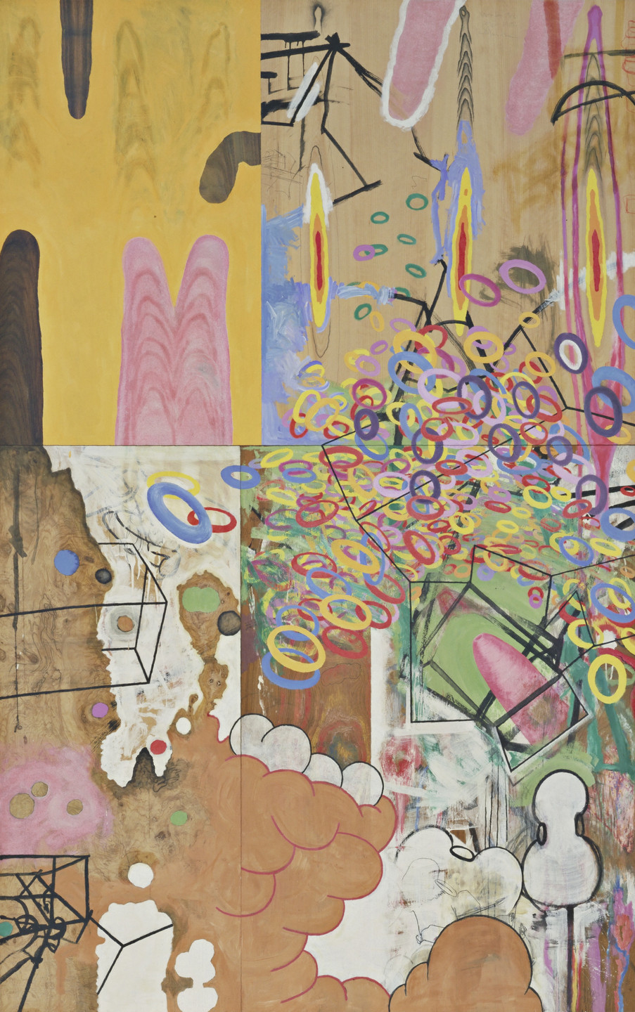 Carroll Dunham. Age of Rectangles. 1983-85