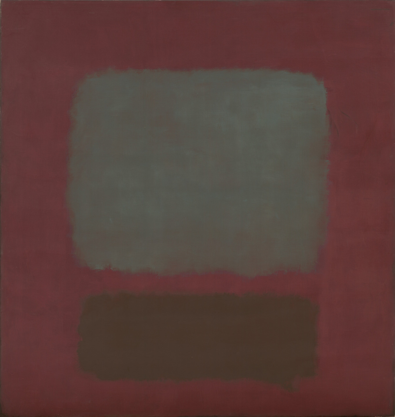 Mark Rothko. No. 37/No. 19 (Slate Blue and Brown on Plum). 1958