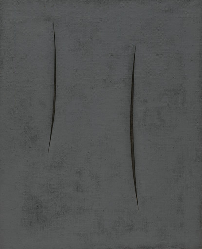 Lucio Fontana. Spatial Concept: Expectations. 1959