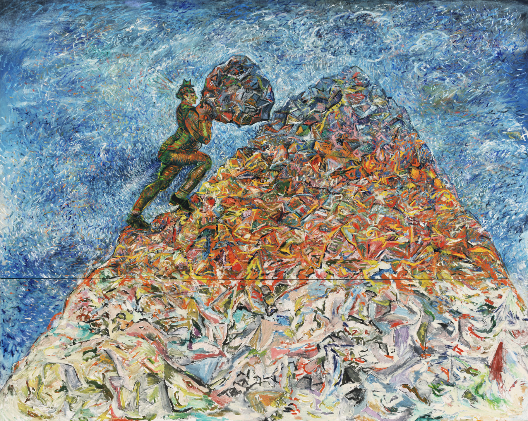 Sandro Chia. The Idleness of Sisyphus. 1981