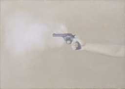 Vija Celmins. Gun with Hand #1. 1964