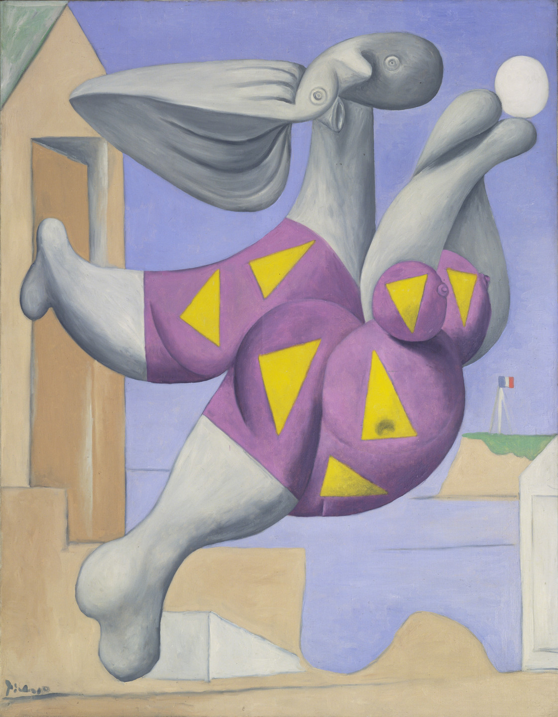Pablo Picasso. Bather with Beach Ball. Boisgeloup, August 30, 1932