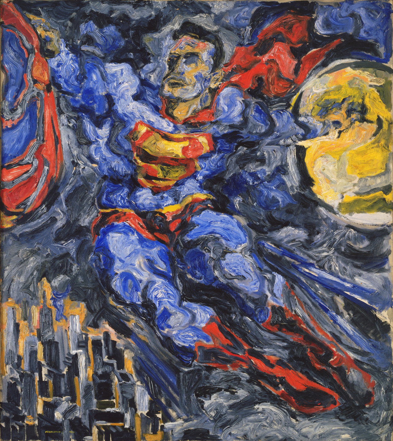 Philip Pearlstein. Superman. 1952
