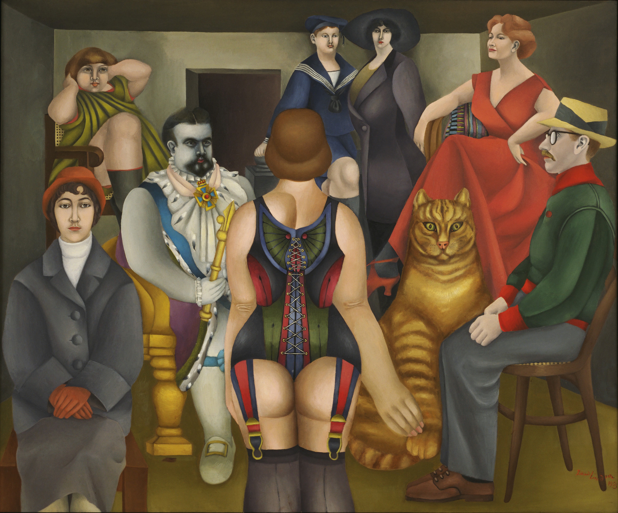 Richard Lindner. The Meeting. 1953 | MoMA