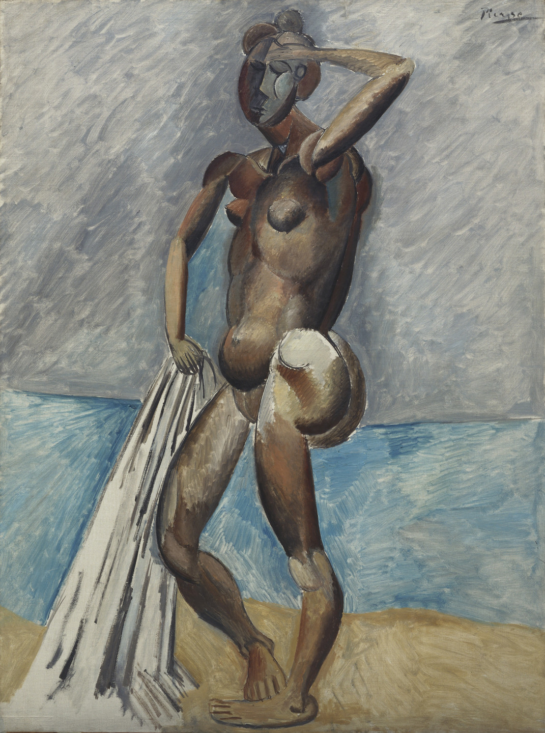 Pablo Picasso. Bather. winter 1908-09