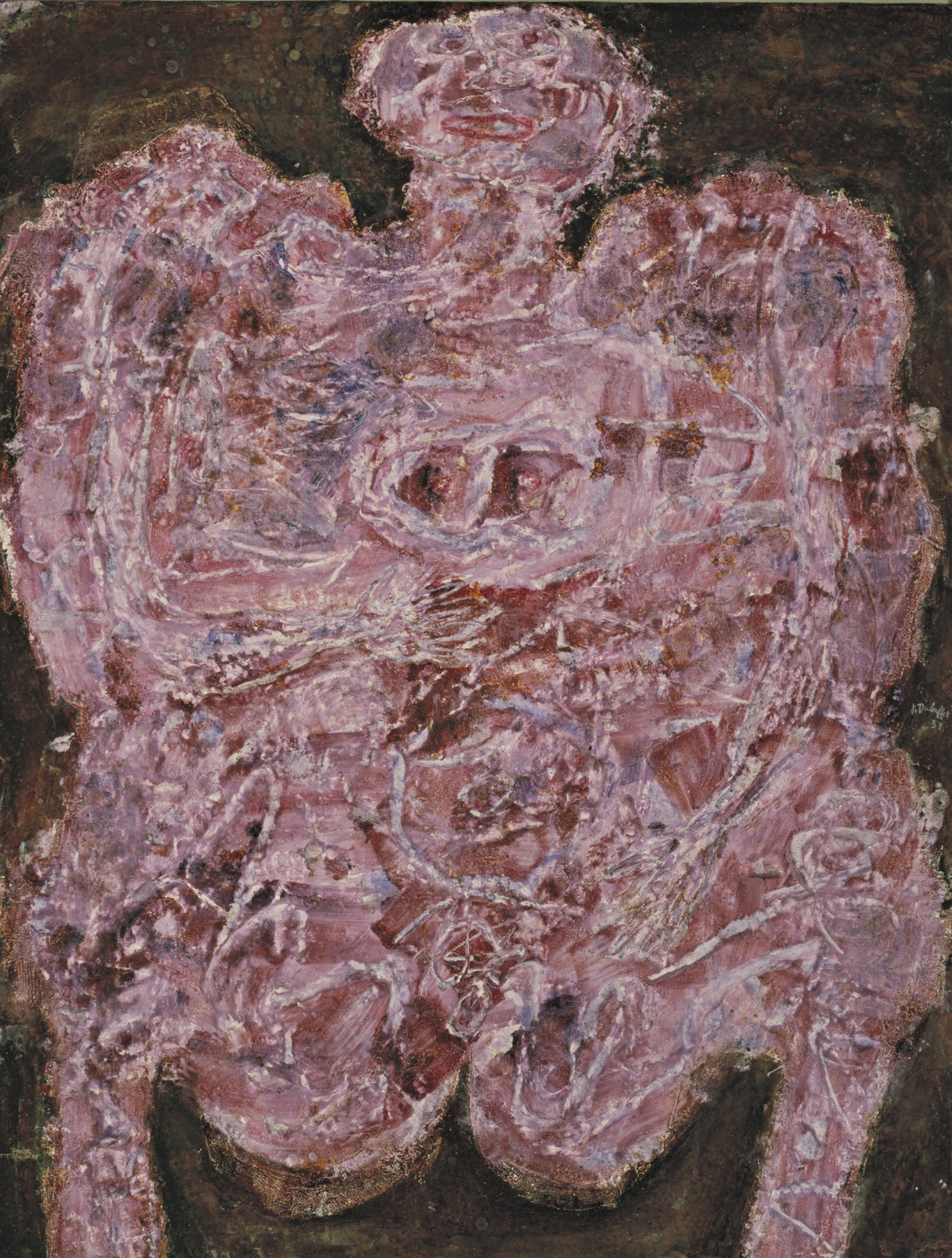 Jean Dubuffet. Blue Short Circuit. February 1951