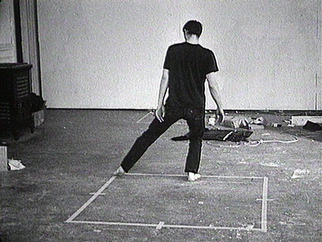 Bruce Nauman. Dance or Exercise on the Perimeter of a Square (Square Dance). 1967-1968