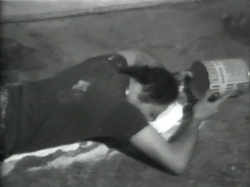 Painting Face Down - White Line