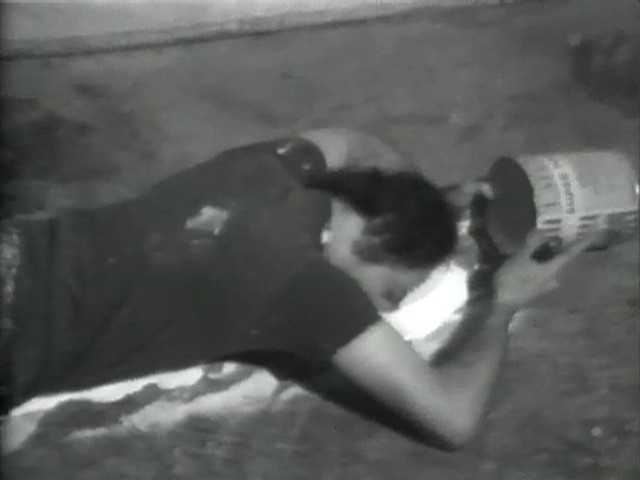 Painting Face Down - White Line