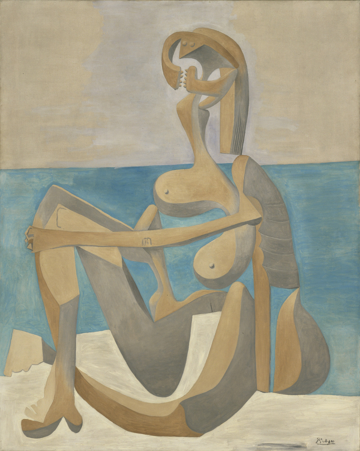Pablo Picasso. Seated Bather. Paris, early 1930