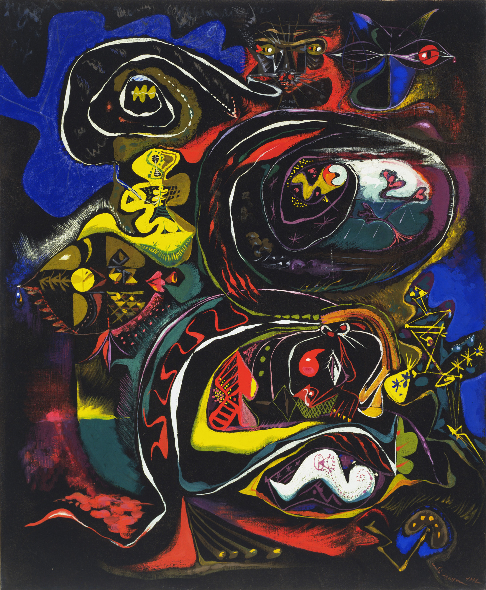 ジムダイン　サイン入り　moma André Masson. Meditation on an Oak Leaf. 1942 | MoMA