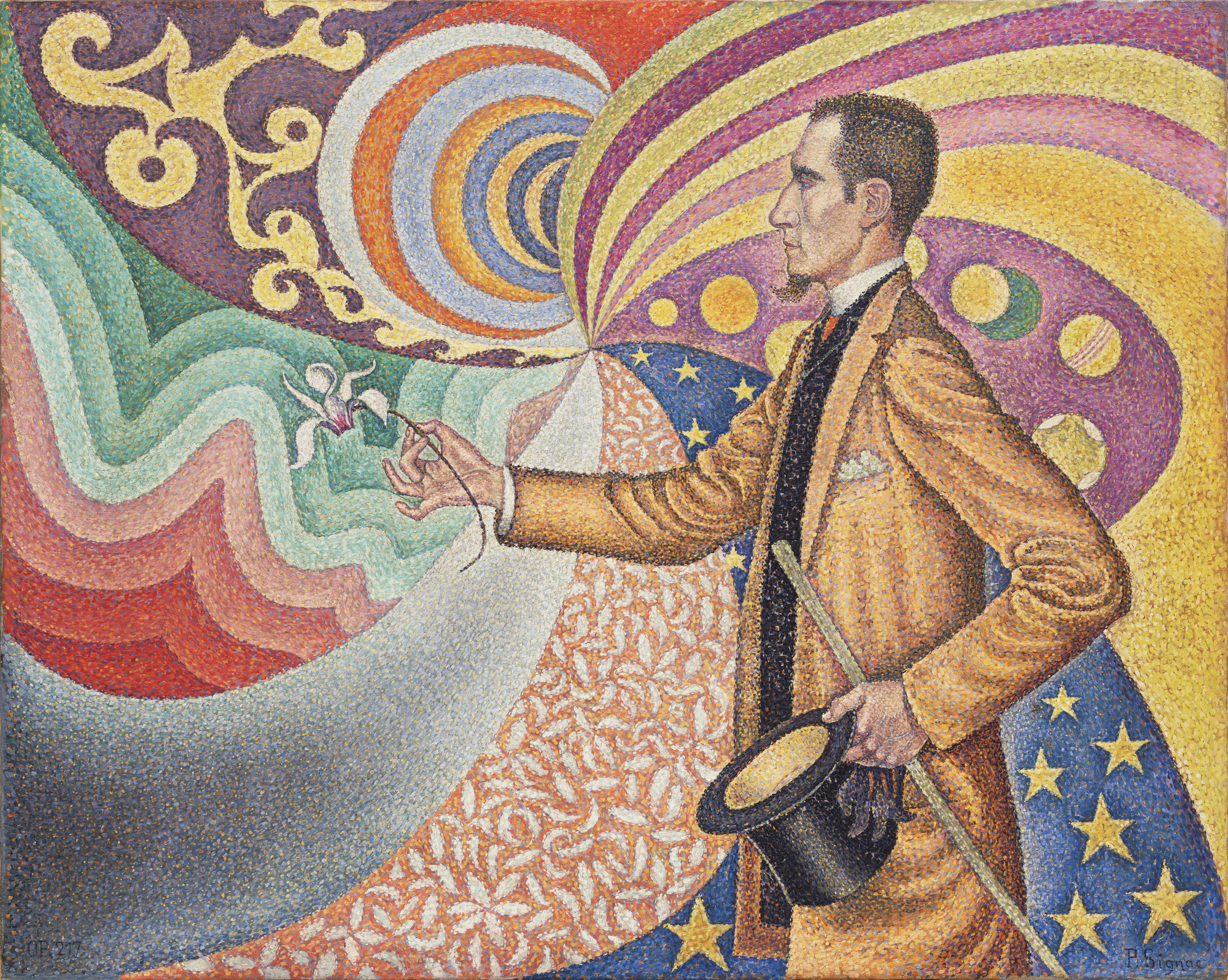 paul signac opus 217 against the enamel of a background rhythmic