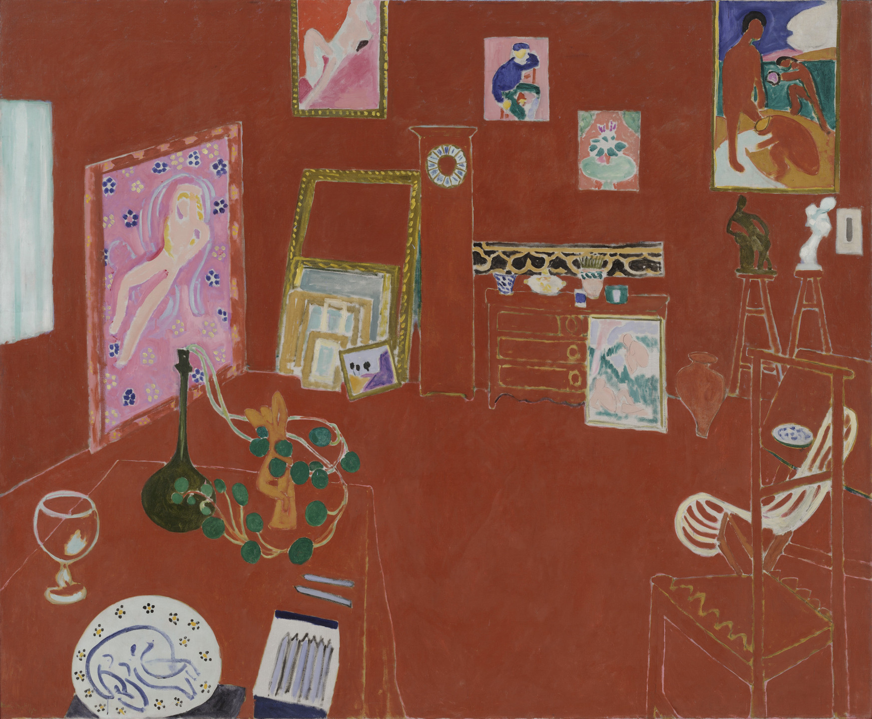 Henri Matisse. The Red Studio. Issy-les-Moulineaux, fall 1911