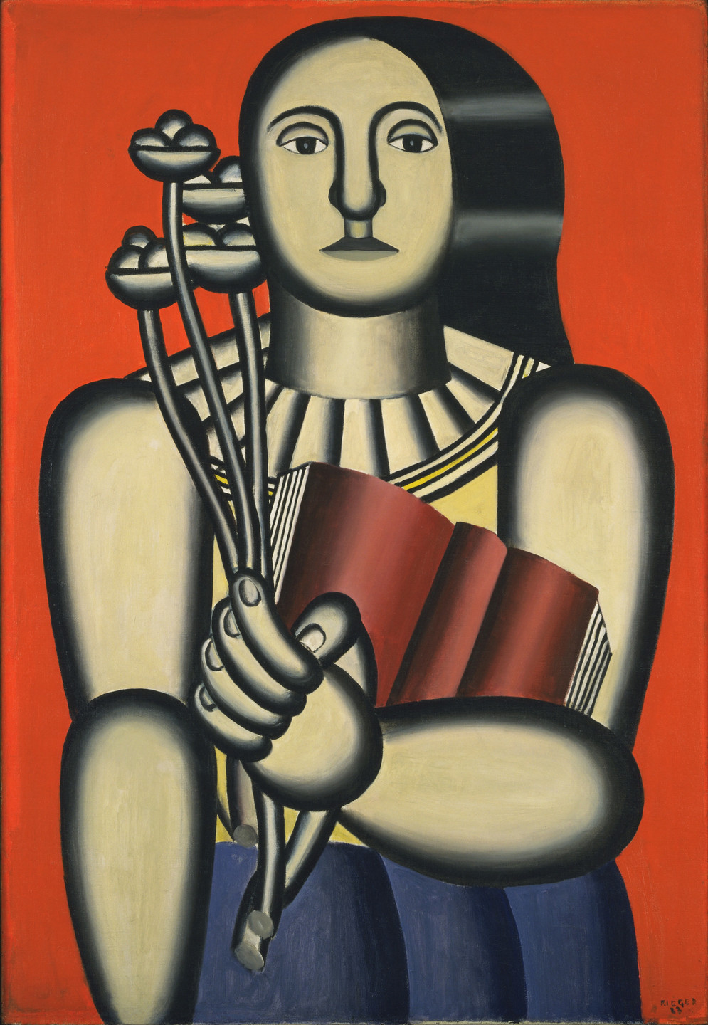 Fernand Léger. Woman with a Book. 1923