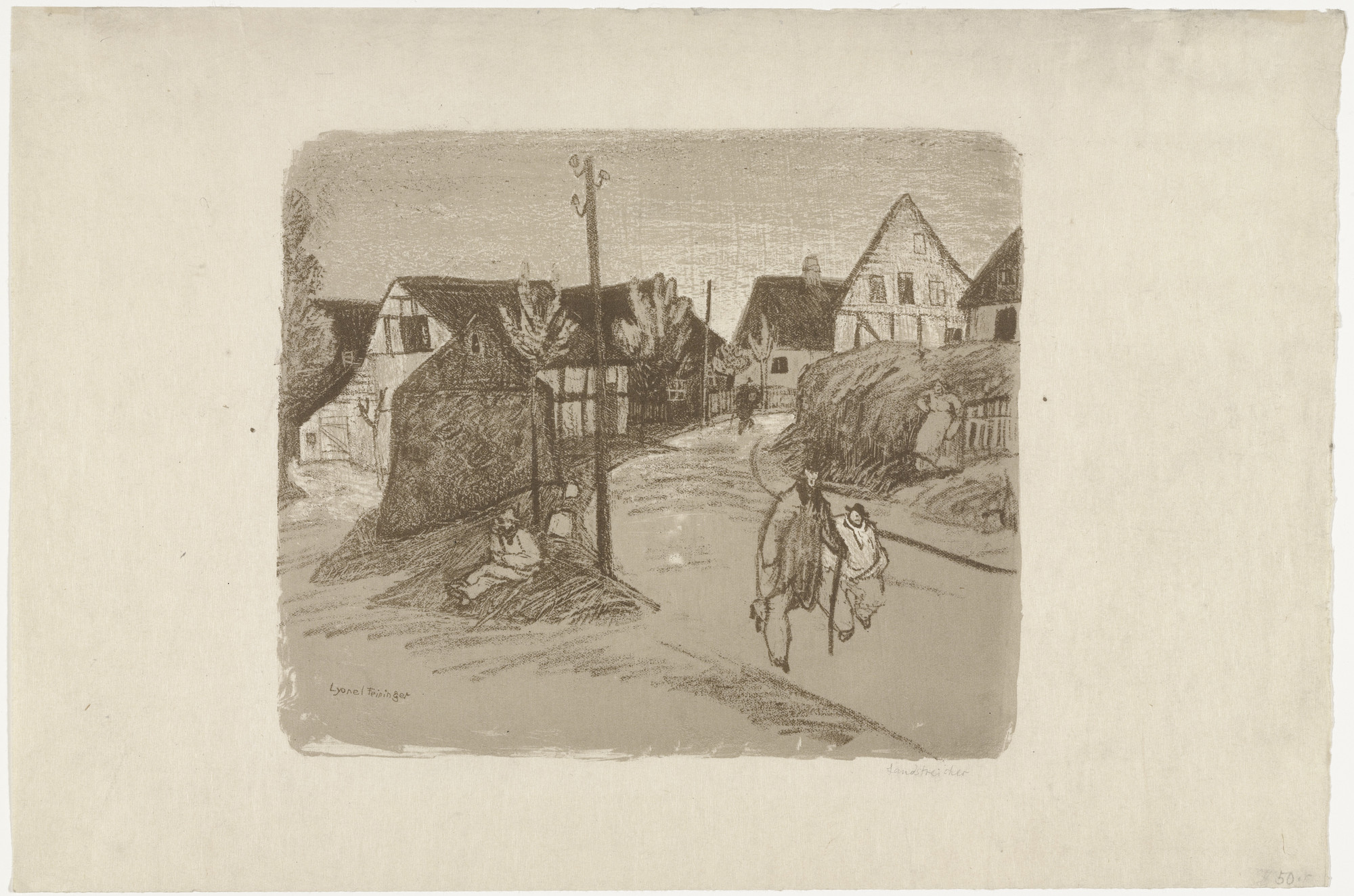 Lyonel Feininger. Tramps (Die Landstreicher)