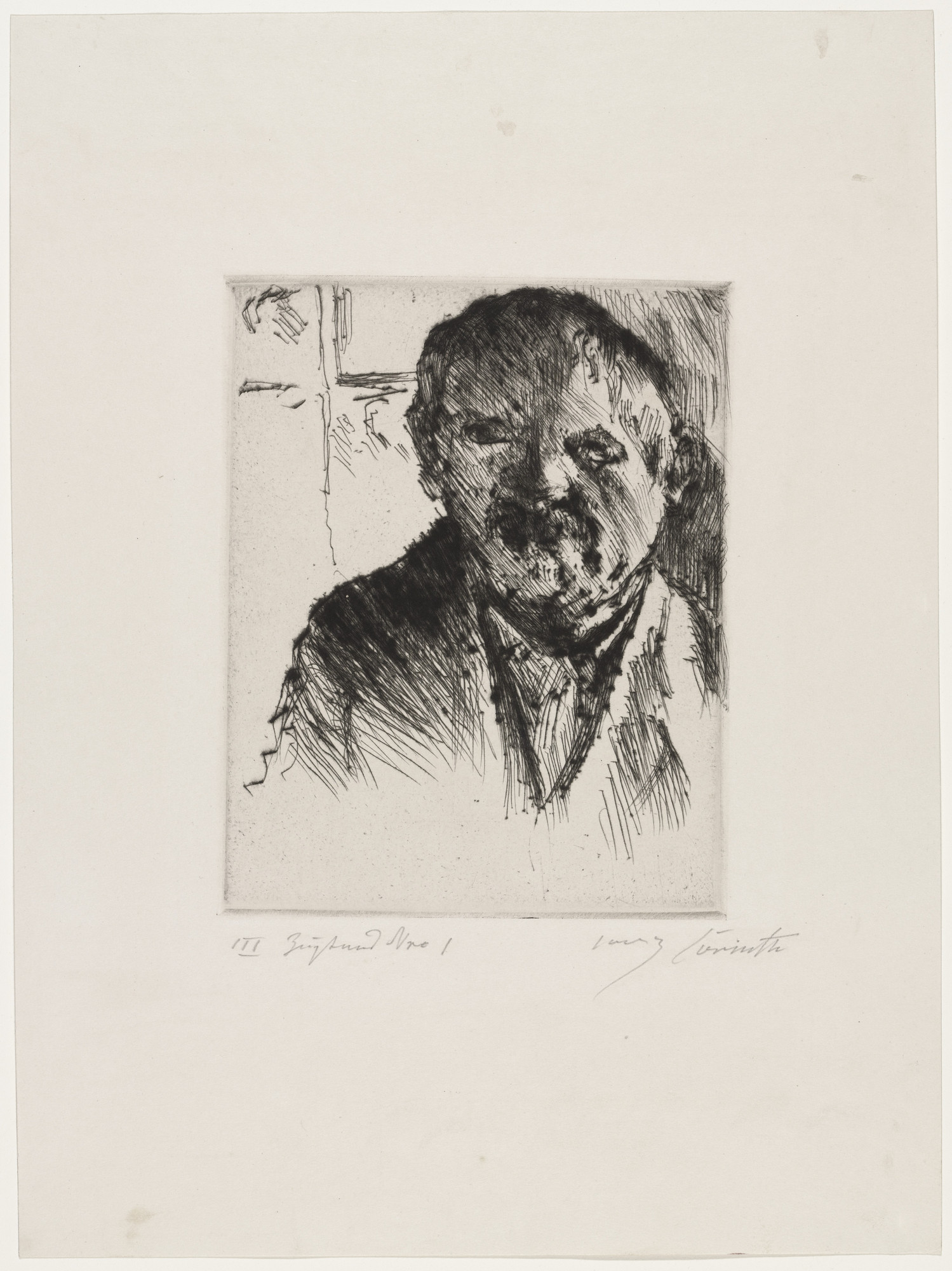 Lovis Corinth. Self-Portrait, Bust