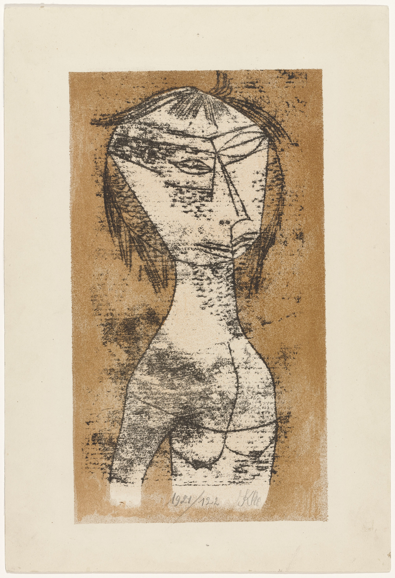 Paul Klee. Saint of the Inner Light (Die Heilige vom innern Licht) from the portfolio New European Graphics, 1st Portfolio: Masters of the State Bauhaus, Weimar (Neue europäische Graphik, 1. Mappe: Meister des Staatlichen Bauhauses in Weimar) , 1921