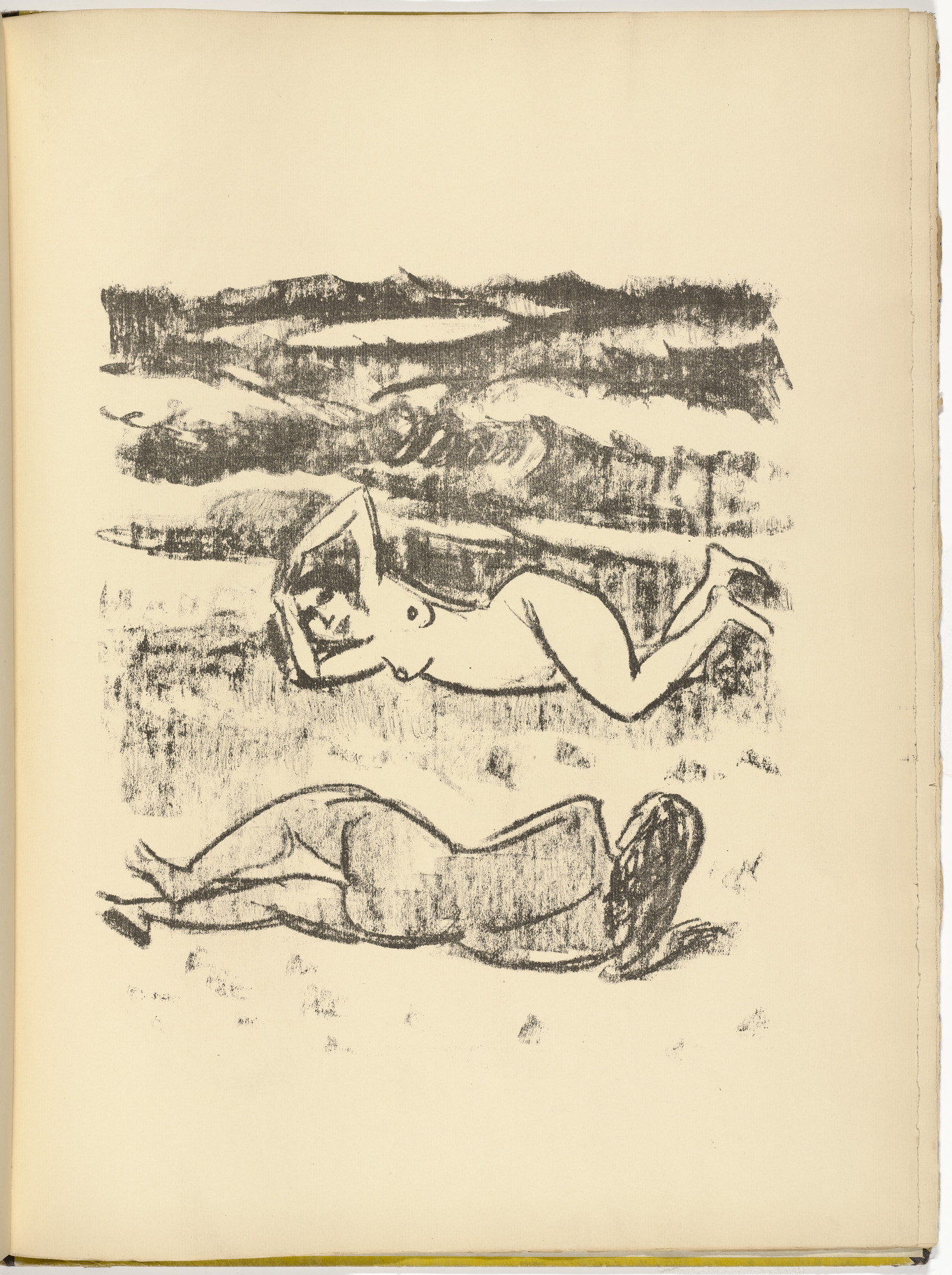 Max Pechstein. Untitled (plate, facing page 32) from Die Samländische Ode (The Samland Ode)