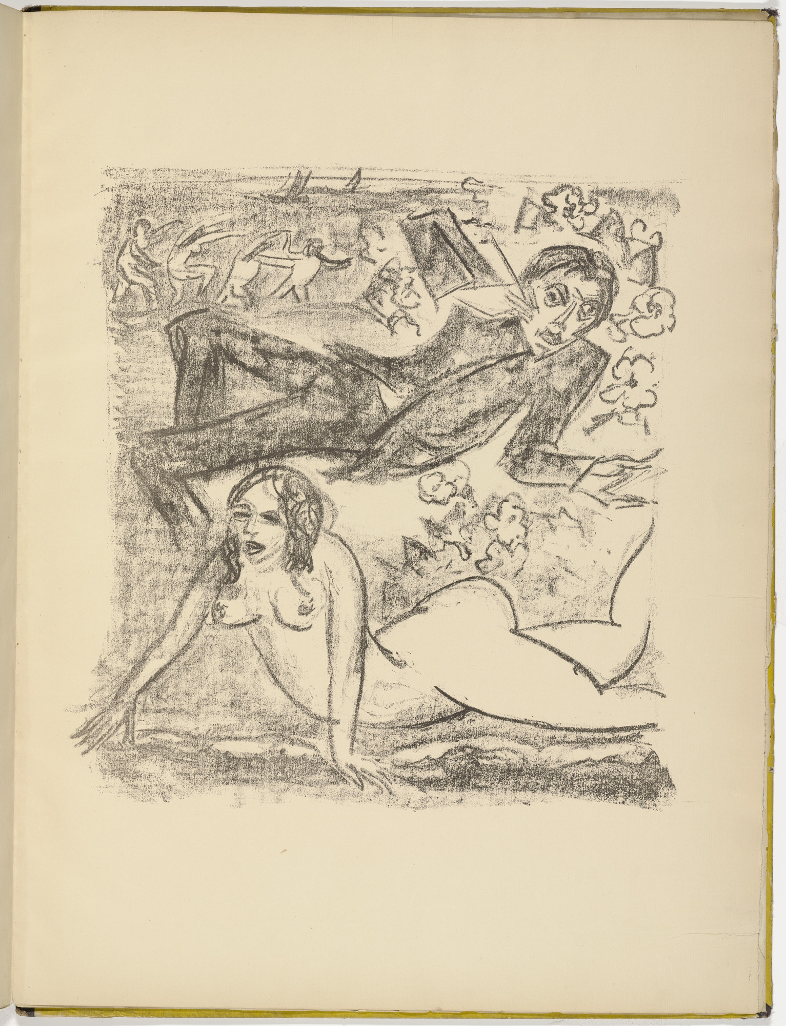 Max Pechstein. Untitled (plate, facing page 28) from Die Samländische Ode (The Samland Ode)