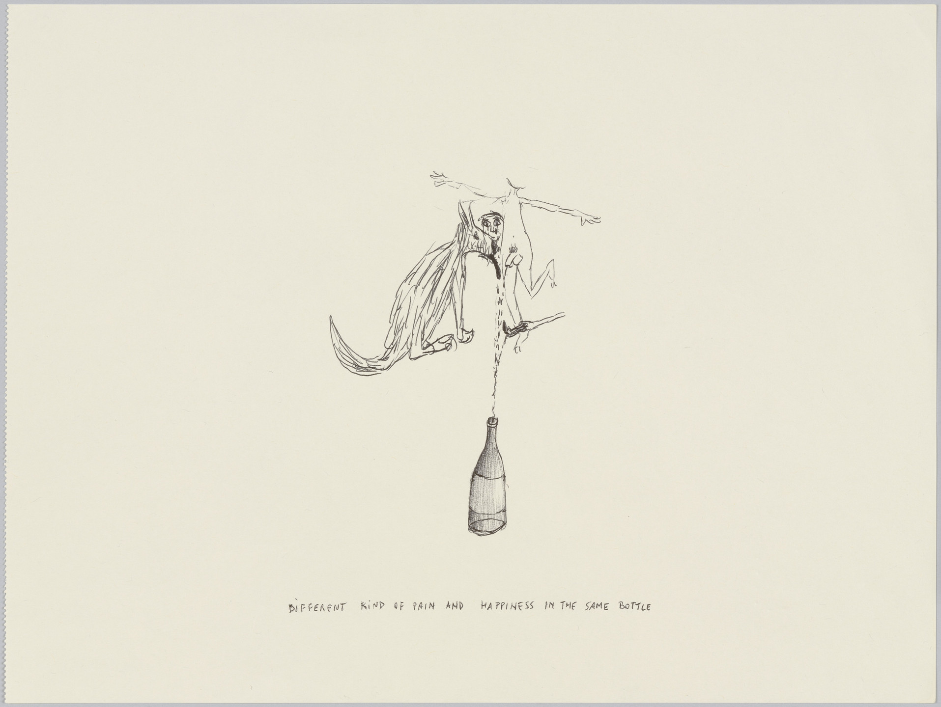 Gabriele Picco. Different kind of pain and happiness in the same bottle. 2003