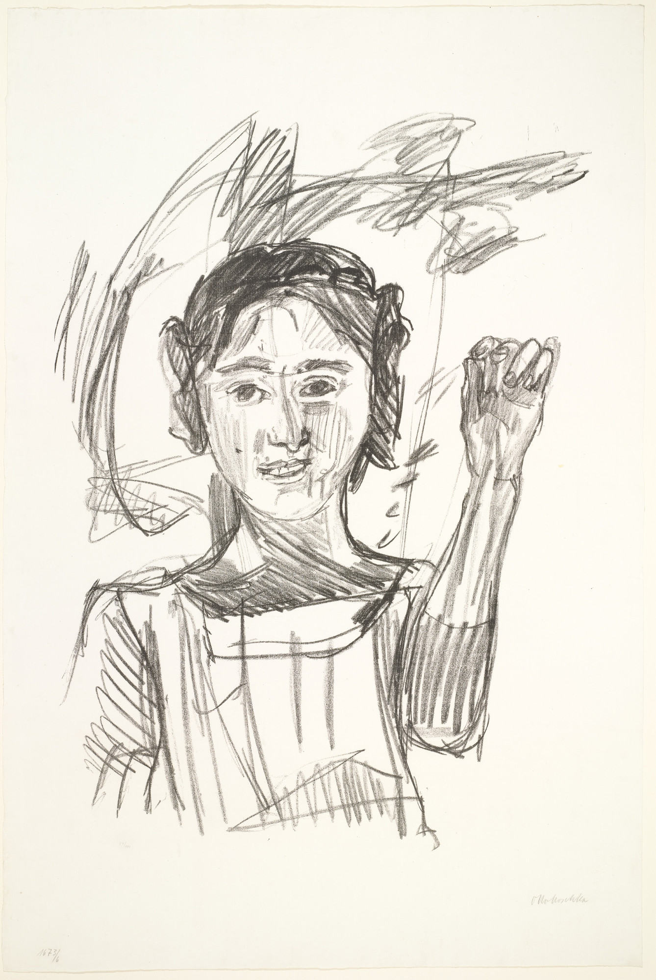 Oskar Kokoschka. Greek Girl (Die Griechin)