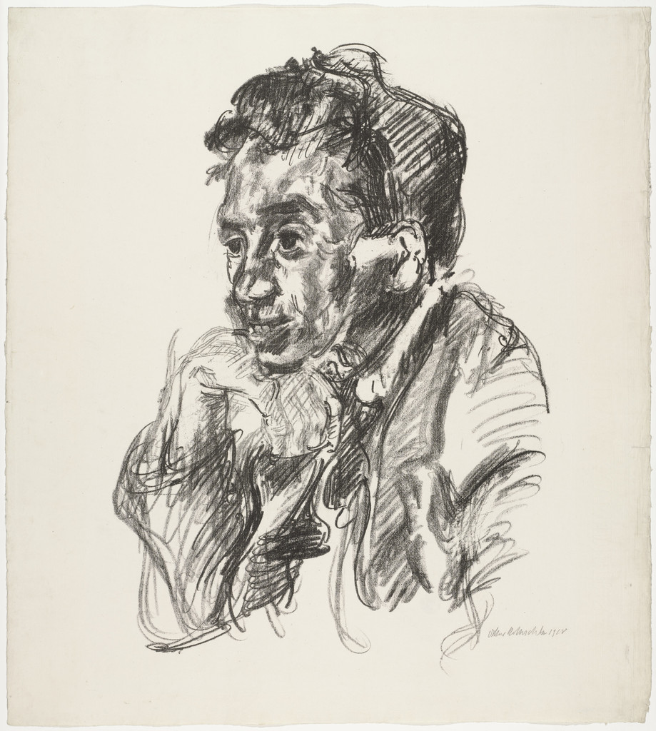 Walter Hasenclever (Bust-length Portrait to the Left) (Brustbild nach links)