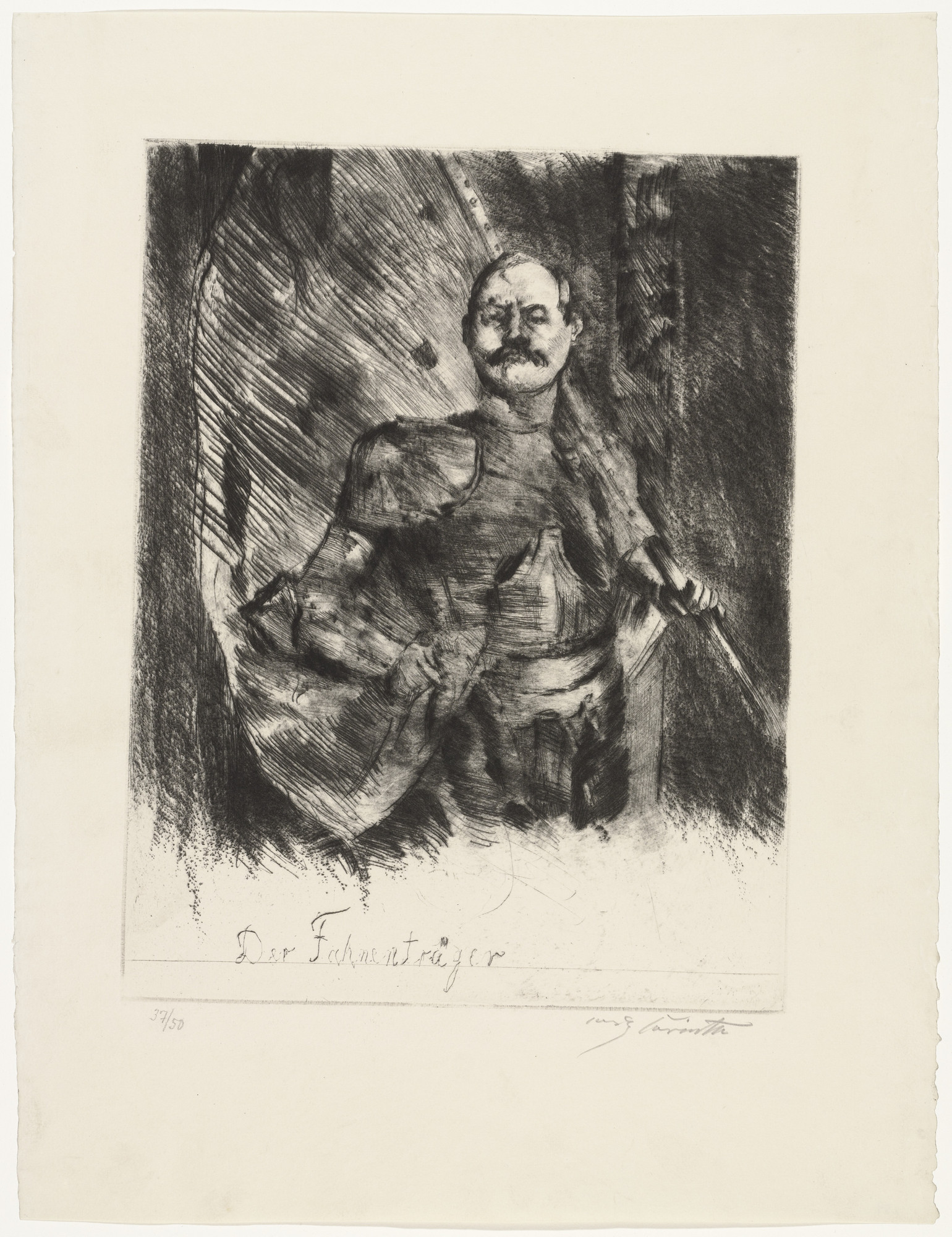 Lovis Corinth. Standard Bearer