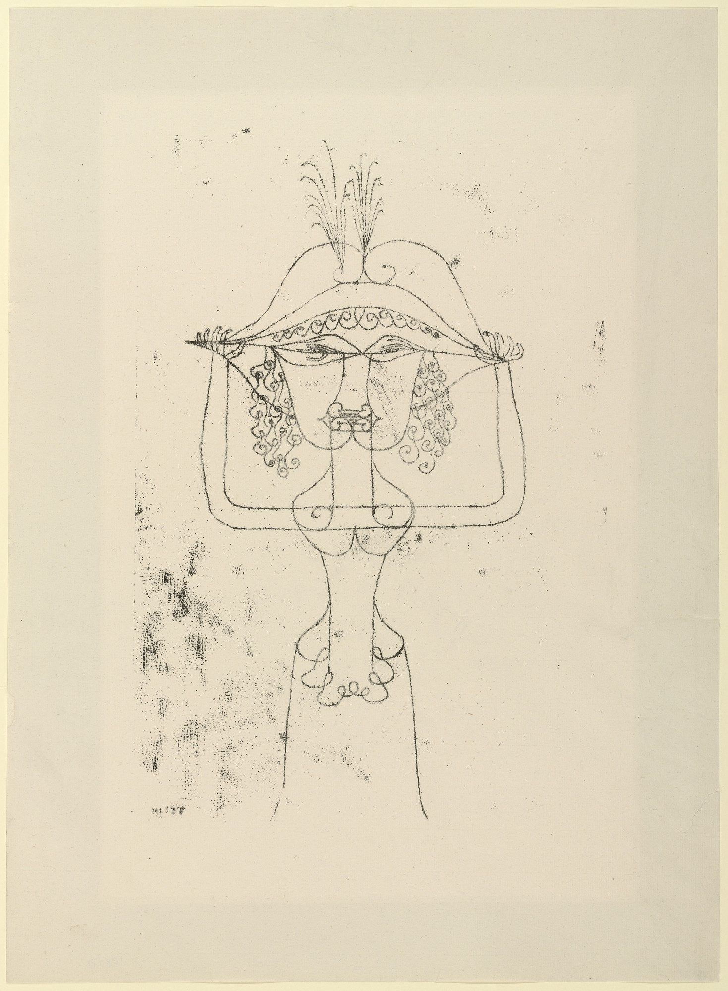 Paul Klee. Singer of the Comic Opera (Die Sängerin der komischen