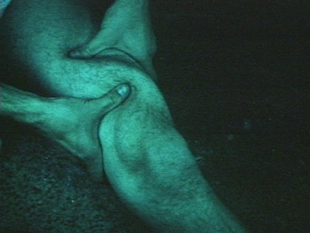 Bruce Nauman. Thighing (Blue). 1967