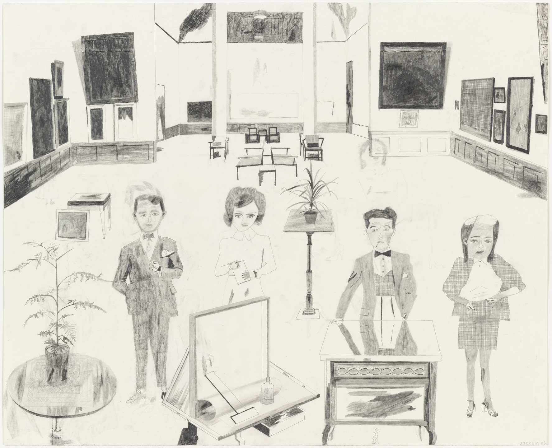 Jockum Nordström - Drawings 1992-2006 - Nieves 2006 - Saint
