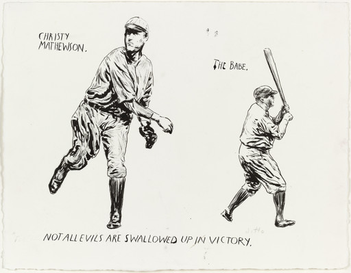 Raymond Pettibon. No Title (Christy Mathewson. The...). 2002