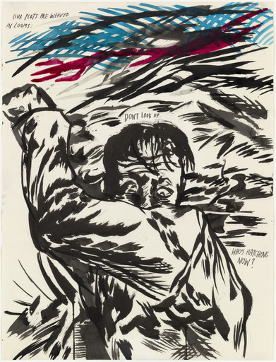 Raymond Pettibon. No Title (Our plots are...). 2001
