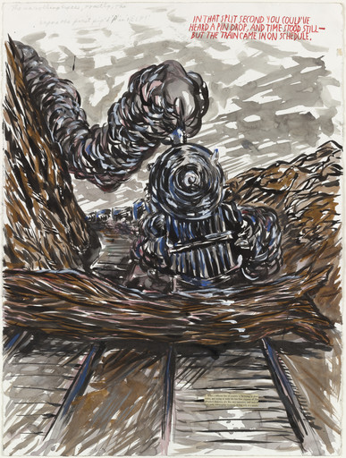 Raymond Pettibon. No Title (In that split...). 2003