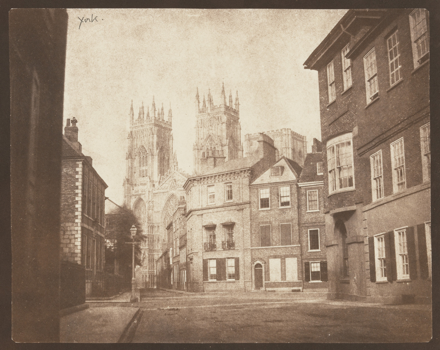 William Henry Fox Talbot. A Scene in York. July 28, 1845